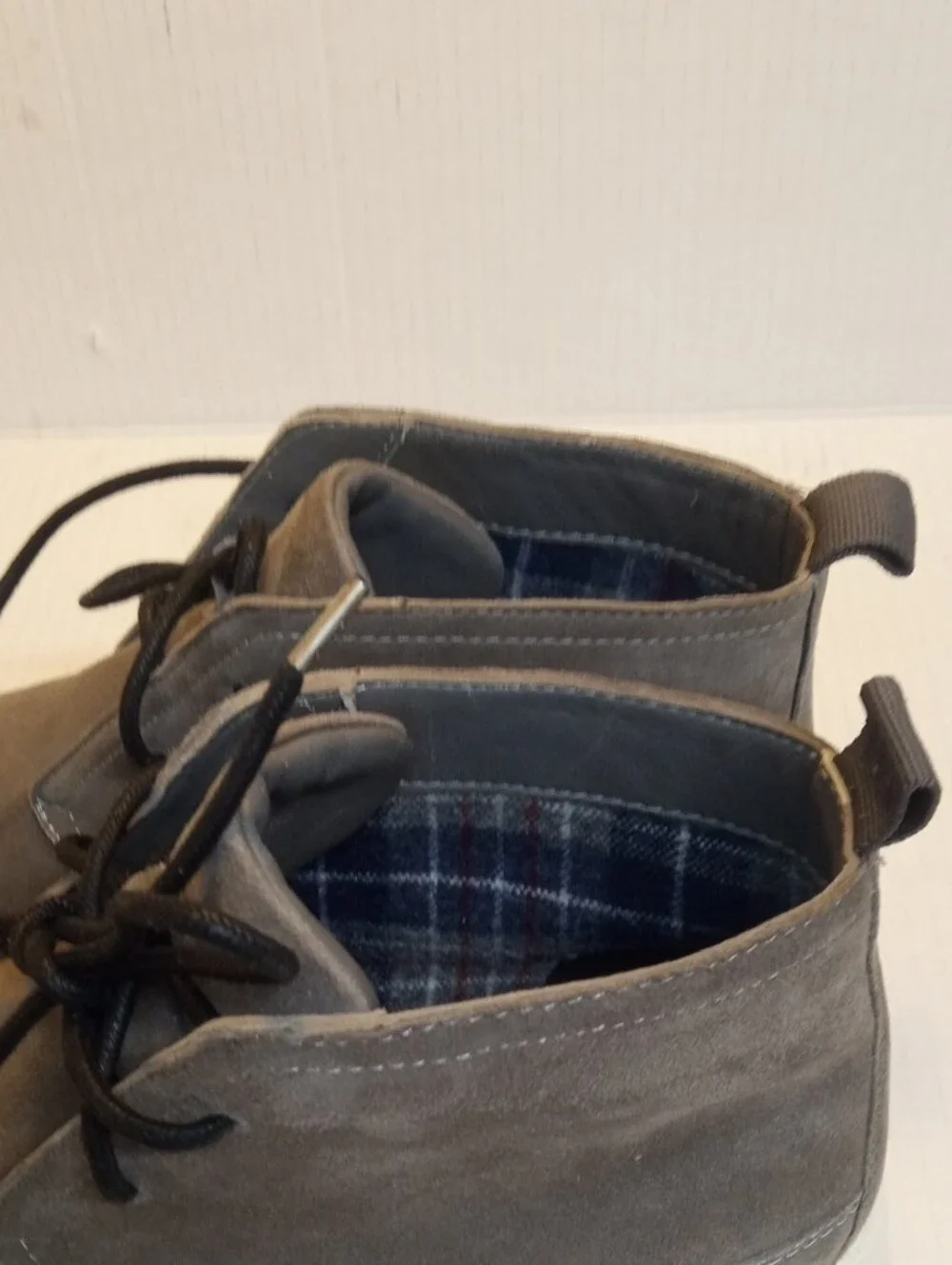 Men's Size 9 Boots Casual Suede Chukka Boot - Gray